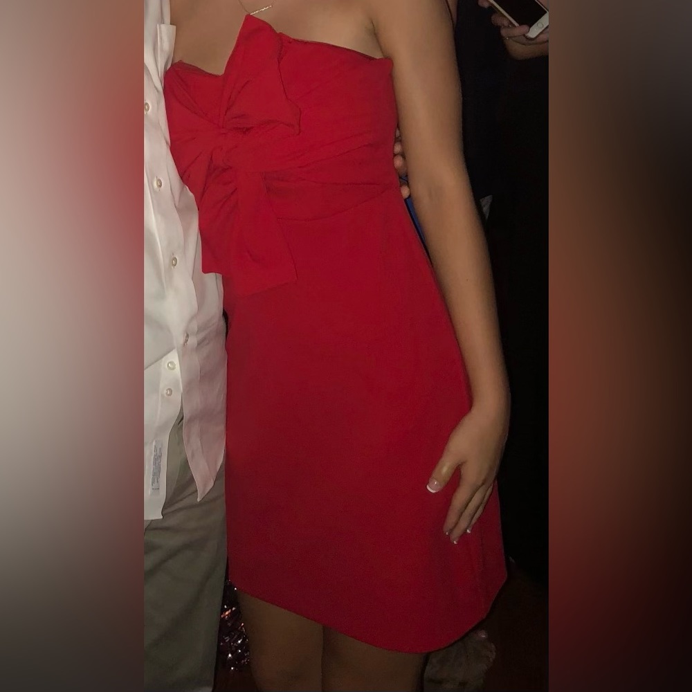 B. Darlin short red dress for prom, cocktail, wedding events